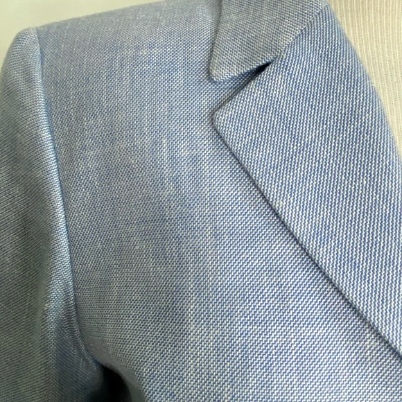 NWT Pendleton blue wool silk blend blazer 8 - Picture 3 of 14